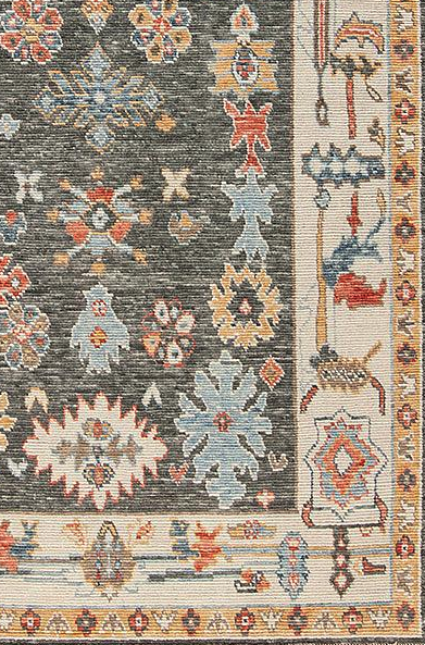 Cascade Ithaca  Charcoal / Ivory
