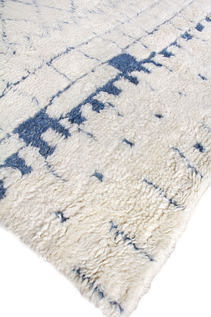 Moroccan 2563 White Blue