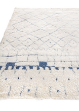 Moroccan 2563 White Blue