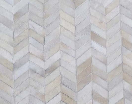 Mosaic Leather Hide Chevron