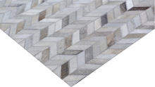 Mosaic Leather Hide Chevron